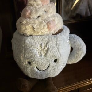 JELLYCAT
Jellycat Amuseables HOT CHOCOLATE w Marshmallows in-hand authentic NWT